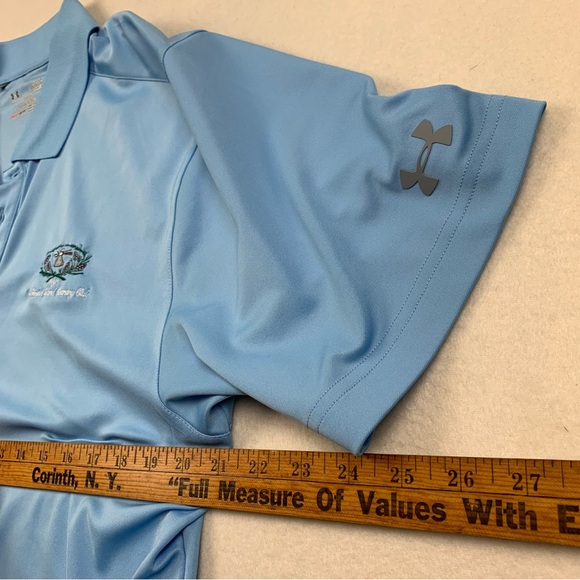 Under Armour Polo Shirt Mens Large Loose Fit Heat Gear Van Schlick Island CC‎ - Picture 4 of 6